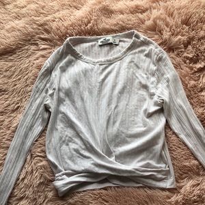 Long sleeve crop top
